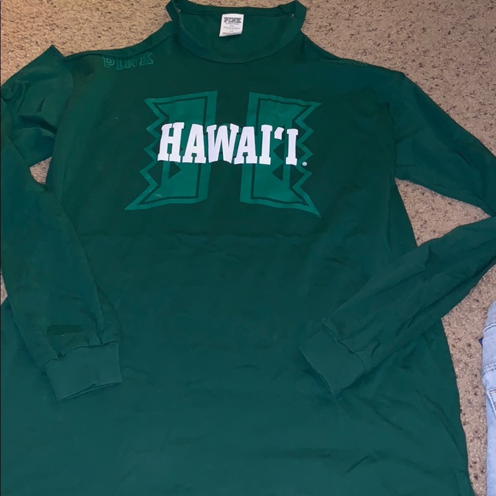 PINK HAWAII LONG SLEEVE OFF THE SHOULDER